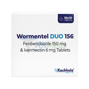 fenbendazole 150mg & ivermectin 6mg (wormentel duo 156 )